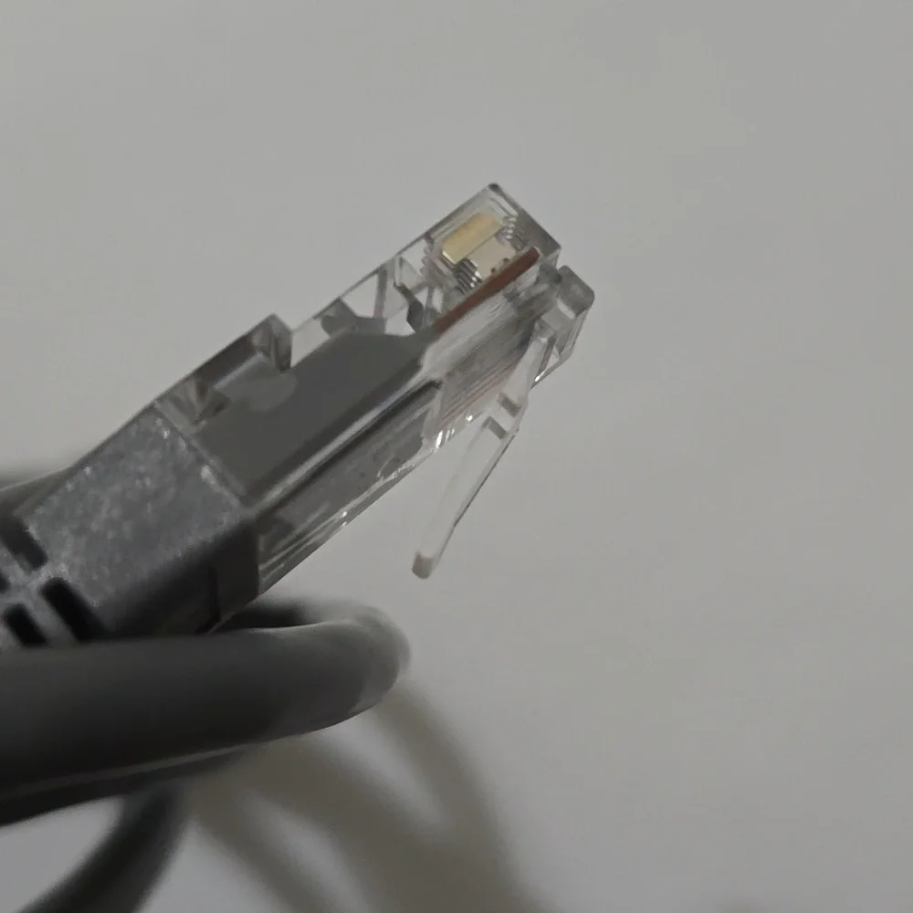 Grey Ethernet Cable ~6 Feet 6 inches